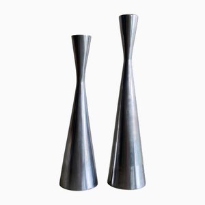 Bougeoirs Vintage par Erika Pekkari, 1990, Set de 2