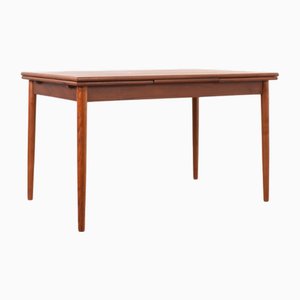 Ausziehbarer dänischer Mid-Century Esstisch aus Teak, 1960er