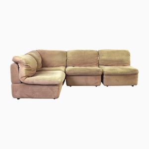 Sofá esquinero modular Mid-Century de Rolf Benz, años 70