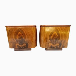 Bedside Tables by Jindřich Halabala for Up Závody, 1960s, Set of 2