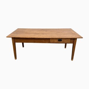 Antique Farmhouse Table with Extensions in Oak, 1890s