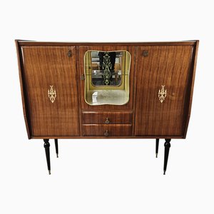 Mid-Century Modern Display Cabinet in Mahogany with Glass Top, 1960