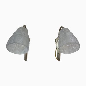 Art Deco Wandlampen, 1930, 2er Set