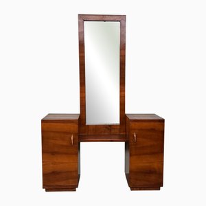 Vintage Flurmöbel mit Spiegel, 1930er