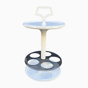 White Bottle Holder Side Table from Flair Holland