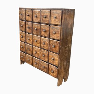 Antique Bank of Shop 25 Drawers