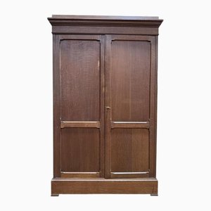 Mueble con caja de roble, década de 1900