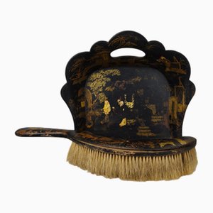 Chinoiserie antica in cartapesta Silent Butler, Francia, inizio XIX secolo, set di 2