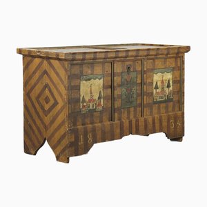 Painted Folk Art Chest, 1834