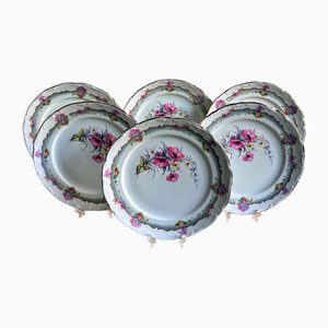 Essteller aus Keramik von Limoges, 1970er, 6 . Set