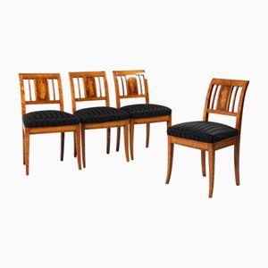 Danish Empire Chairs, 1820s, Set of 4