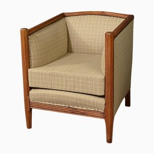 Art Deco Beech Armchair, 1930s