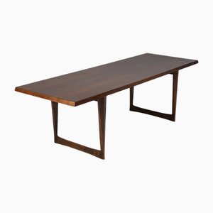 Tavolino da caffè in legno scuro di Peter Løvig Nielsen, Scandinavia, anni '60