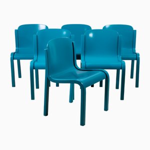 Chaises Mito par Carlo Bartoli pour Tisettanta, 1969, Set de 6