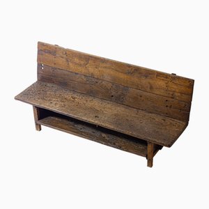 French Art Populaire Fermette Bench, Early 1900s