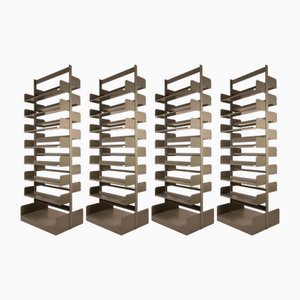 Large Congress Bookcase by Lips Vago, 1960s, Set of 4