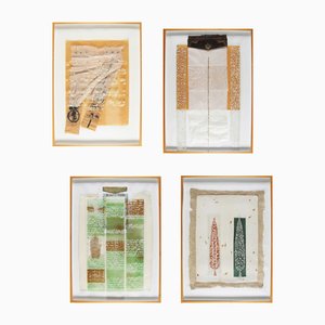 Murat Morova, Dil + Suret I-IV Collection, Mixed Media Artworks, 1998, Framed, Set of 4