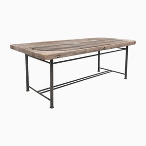 Primitive Dining Table, France, Early 20th Century