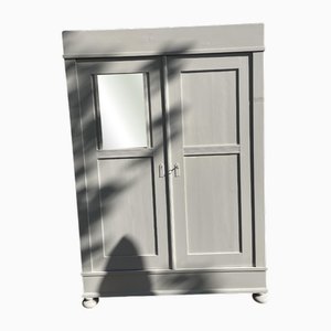 Antique Fir Wardrobe, 1890s