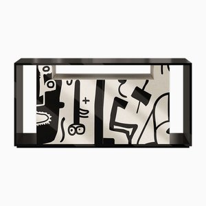 Nuria Sideboard in Black and White by Hommés Studio