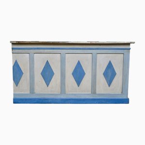 Bancone bifacciale antico in legno, Francia, anni '40