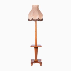 Lampadaire Art Déco en Noyer, République Tchèque, 1920s