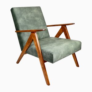 B-310 VAR Armchair in Olive Velvet, 1975