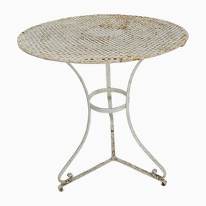 Perforated Metal Garden Table, 1920s