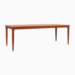 Tavolino da caffè Mid-Century in teak di Johannes Andersen per CFC Silkeborg, Danimarca, anni '60