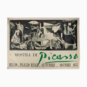 Mostra di Picasso Exhibition Poster Depicting Guernica after Picasso, 1953