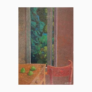 Alessio Paternesi, Still Life, Oil on Panel, 1980s