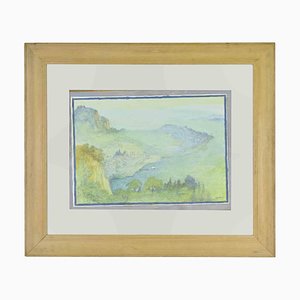 Giovanni Gromo, Landscape, Mixed Media, 1980s