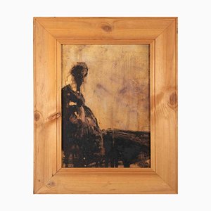 Paolo La Motta, Landscape, Oil Painting, 2000s, Framed