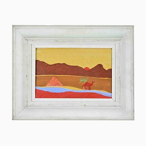 Lillo Bartoloni, The Red Beach, Oil on Canvas, 1988