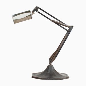 Art Deco Style Anglepoise Table Magnifier by N&B Ltd., 1930s
