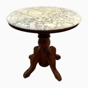 Round Marble Pedestal Table