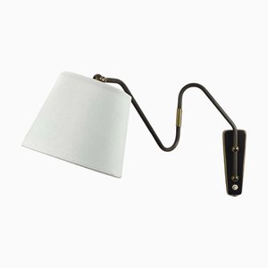 Bronzed Brass Articulating and Extendable Wall Light attributed to Cosack, 1950s
