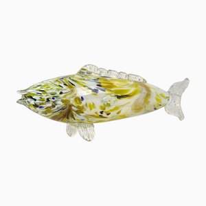 Mid-Century Fischskulptur aus Muranoglas, Italien, 1950er