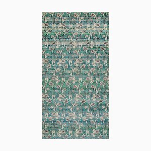 Hand-Knotted Silk Floral Rug from Rug&Kilim