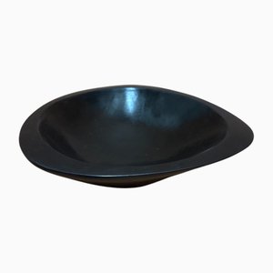 Black Wooden Basket by Favre, 1950s