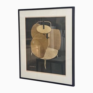 Marcel Duchamp, Chocolate Grinder No. 2, 1970, Lithograph, Framed