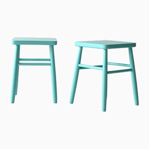 Scandinavian Stools, 1960s, Set of 2