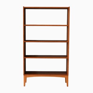 Vintage Scandinavian Teak Bookcase with Open Shelves, 1950s
