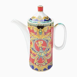Miniature Le Roi Soleil Coffee Pot by Versace for Rosenthal Meets Versace, 1990