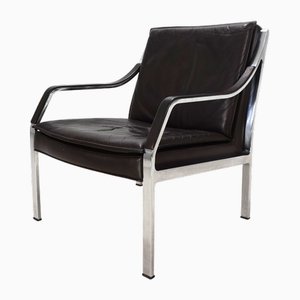 Poltrona Art Collection in pelle di Rudolf B. Glatzel per Knoll, anni '70