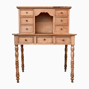 Antique Fir Tiered Desk, 1900s