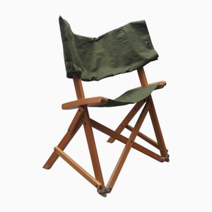 Sedia pieghevole da spiaggia di Pier Giacomo Castiglioni per Gavina, Italia, anni '60