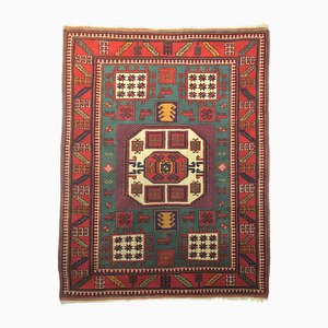 Kazak Geometric Karachopf Rug with Stylized Animals, 1930s-1950s