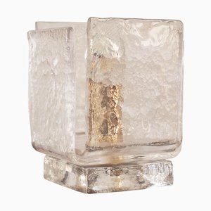 Lampada da Tavolo in Vetro di Murano Trasparente