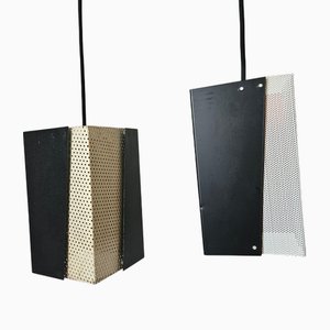 Lampade a sospensione Mid-Century di Lubid Bratislava, anni '70, set di 2